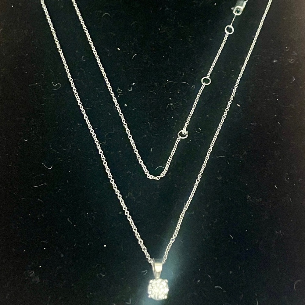 NWT .5 Carat 14K Gold Lab-Grown Diamond Solitaire Pendant. IGI Certified. - Picture 4 of 6